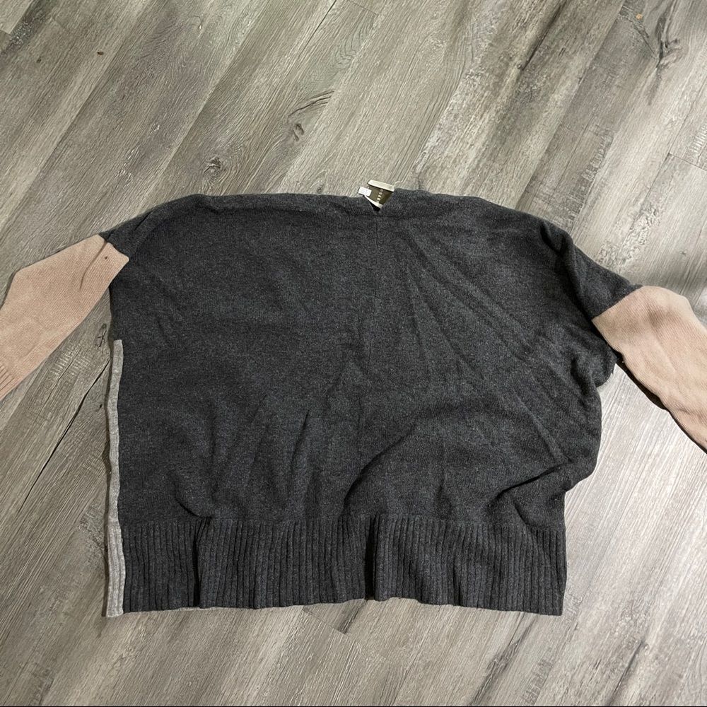 MASON Cashmere Wool Colorblock Pattern Sweater - Picture 10 of 12